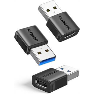 UGREEN Adaptateur USB vers USB-C 3.2 Lot de 3 - Charge Rapide 45W