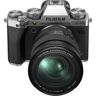 FUJIFILM X-T5 Silver + Objectif XF 16-80mm f/4 OIS WR