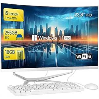 PC Tout-en-Un SZTPS 24" Curve - i5-12450H, 16 Go RAM, SSD 256 Go, Win 11 Pro