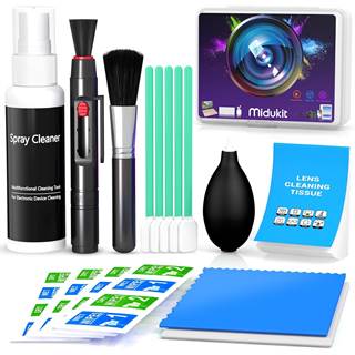 Kit Nettoyage Appareil Photo 5-en-1 - Objectif & Capteur