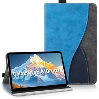 Étui Coque AsWant pour Samsung Galaxy Tab S10 Ultra / Tab S9 Ultra / Tab S8 Ultra - 14.6 Pouces Bleu
