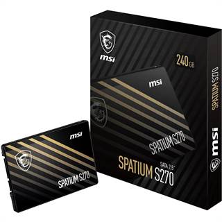 MSI SPATIUM S270 SSD SATA 240 Go - Performance Fiabile
