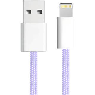 Câble Lightning MFI APM 1m - Nylon Renforcé Violet