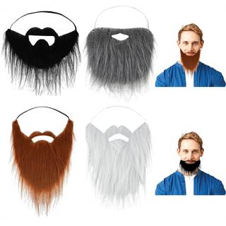 Photo Ouligay Lot de 4 Moustaches Collantes - Masque de Fête Rigolo - 5,33 EUR