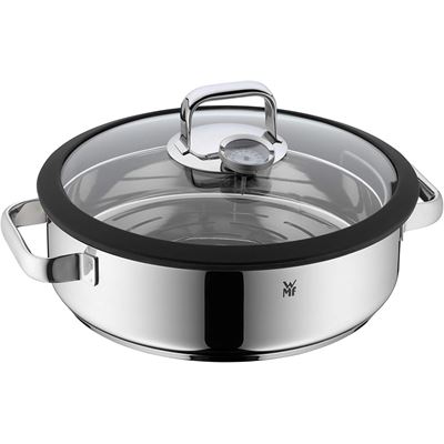 WMF Vitalis Cuit‑Vapeur Acier Inoxydable – 34 × 31 cm, Argent
