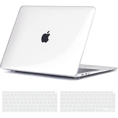 TECOOL Coque rigide transparente & couverture clavier MacBook Air 13