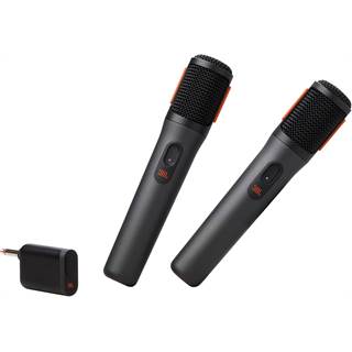 Photo JBL PartyBox Microphone sans Fil - Duo de Micros 2.4 GHz pour Karaoké et Fête - 122,20 EUR