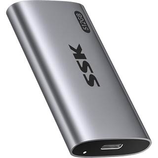 Photo SSK SSD Externe 512 Go : Vitesse Ultra Rapide et Ultra Compact - 89,99 EUR