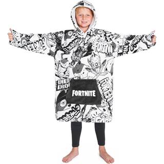 Fortnite Pull Plaid Polaire Oversize Garçon & Ado 14+ - Poncho Couverture Chaud
