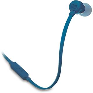 JBL T110 – Écouteurs intra-auriculaires filaires avec micro et bouton de contrôle – Bleu