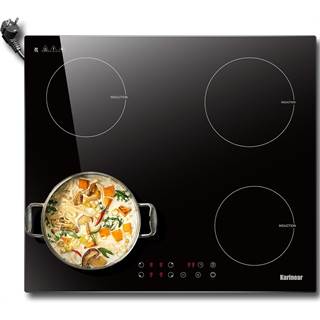 Photo Karinear Plaque Induction 4 Feux Encastrable 60CM - 3500W avec Prise - 123,49 EUR