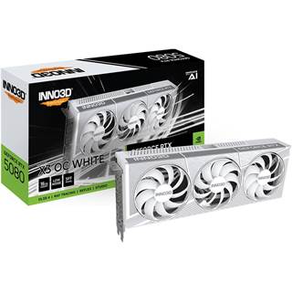Inno3D GeForce RTX 5080 X3 OC 16 Go GDDR7 - Carte graphique blanche ultra-puissante
