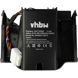 vhbw Batterie Compatible Robomow Premium RC302/RC304/RC306/RC308 - 4000mAh Li-Ion