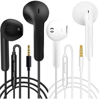 Pack de 2 Écouteurs Filaire Intra-Auriculaires ZJXD - Stéréo & Micro
