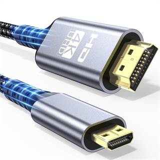 Câble Micro HDMI vers HDMI 1m - 4K@60Hz, HDR, Nylon tressé
