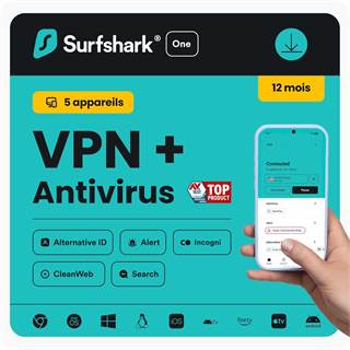 Surfshark One - VPN + Antivirus 12 Mois