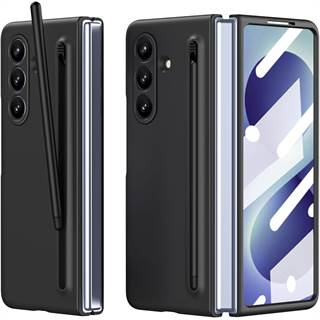 Coque BaiFu pour Samsung Galaxy Z Fold8 avec Stylet et Protection Écran Verre - Noir
