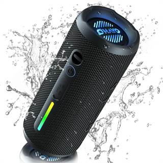 OHAYO S7 - Enceinte Bluetooth Puissante 30W, IPX7 Étanche, 30h Autonomie, Lumière LED & Bass Boost