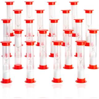 Sablier 1 Minute Lot de 20 - Mini Timer Minuteur Enfant 60 Secondes