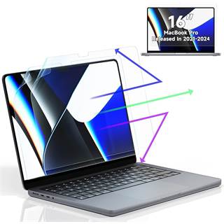Protecteurs d'écran Protescreen MacBook Pro 16" anti-lumière bleue - Lot de 2