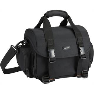 Amazon Basics Sac à Épaule pour Reflex - Grand, Imperméable, Antichoc