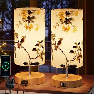 GPATIO Lampe de Chevet Lot de 2 Tactile LED avec Ports USB
