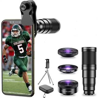 Kit 4-en-1 Apexel Objectifs Photo pour Smartphone