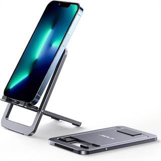 JSAUX Support Téléphone Portable Aluminum - Trépied Bureau Pliable