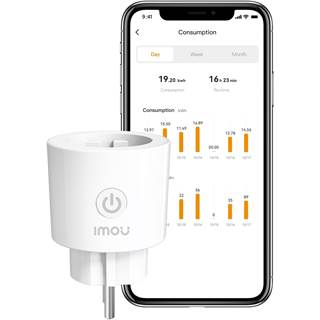 IMOU CE2P Prise WiFi Connectée 16A avec Moniteur de Consommation