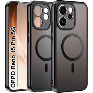 Coque Effcotuo Oppo Reno 15 Pro 5G MagSafe + Verre Trempé Anti-Chute