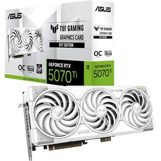 ASUS TUF Gaming RTX 5070 Ti White OC - Carte Graphique 16 Go GDDR7