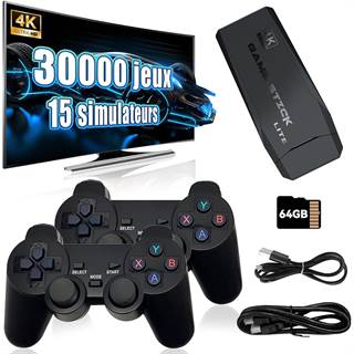 Console Rétro 30 000 Jeux - Plug & Play HD 4K