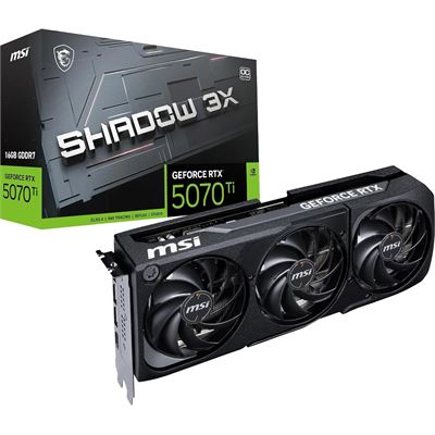 MSI GeForce RTX 5070 Ti 16GB Shadow 3X OC – Carte Graphique