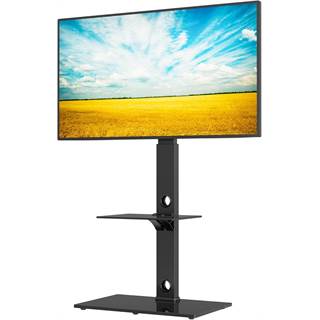 BONTEC Support TV sur Pied Sol 30-70 pouces Pivotant Hauteur Réglable jusqu'à 40 kg