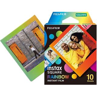 Lot de 10 Films Fujifilm Instax Square - Édition Rainbow