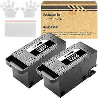 Boîte Maintenance Encre C9345 Noir pour Epson EcoTank - 2 Packs