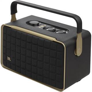 JBL Authentics 300 : Enceinte portable WiFi/Bluetooth rétro avec assistants vocaux
