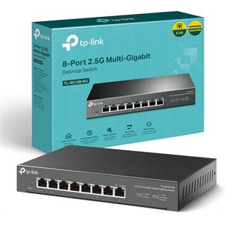 Switch TP-Link TL-SG108-M2 8 ports 2.5 Gbps métal silencieux