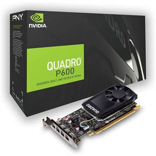 PNY VCQP600-PB Carte Graphique Nvidia Quadro P600 - 2 Go DDR5