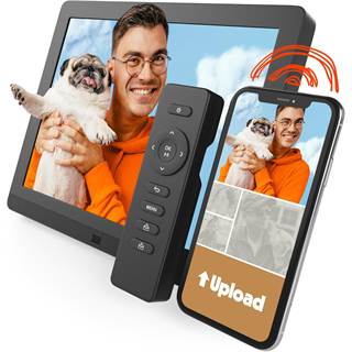 Pix Star Cadre Photo Numérique WiFi 10 Pouces - Partagez Vos Souvenirs en Un Clic