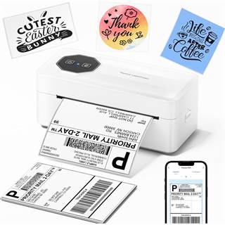 TATTMUSE A646-WH : Imprimante thermique Bluetooth pour étiquettes 4x6