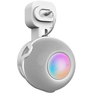 Support mural élégant pour HomePod Mini – Blanc, gestion des câbles