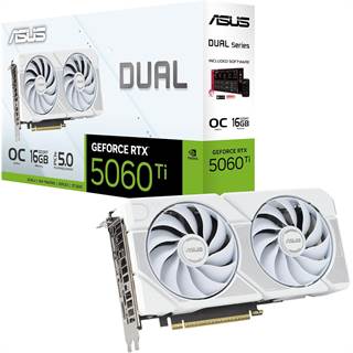 ASUS Dual RTX 5060 Ti White Edition 16GB GDDR7 OC