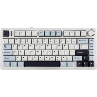EPOMAKER F75 Gasket 75% - Clavier Mécanique RVB sans Fil (Light Blue)