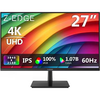 Z-Edge HU27P4K - Écran PC 27" IPS 4K UHD Cadre Ultra Slim FreeSync
