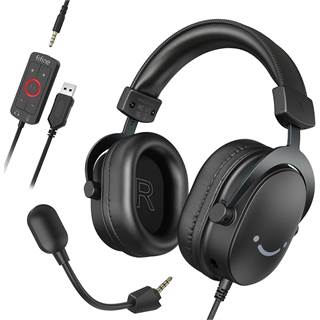 FIFINE MI18 Casque Gaming Sans Fil 7.1 Noir