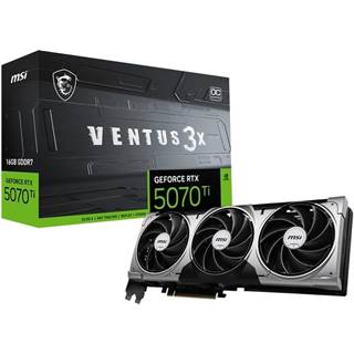 Photo MSI GeForce RTX 5070 Ti VENTUS 3X OC - 16 Go GDDR7 - 919,00 EUR