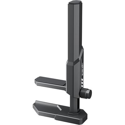 upHere GH07 Support GPU - Hauteur réglable, alliage zinc & patin caoutchouc noir